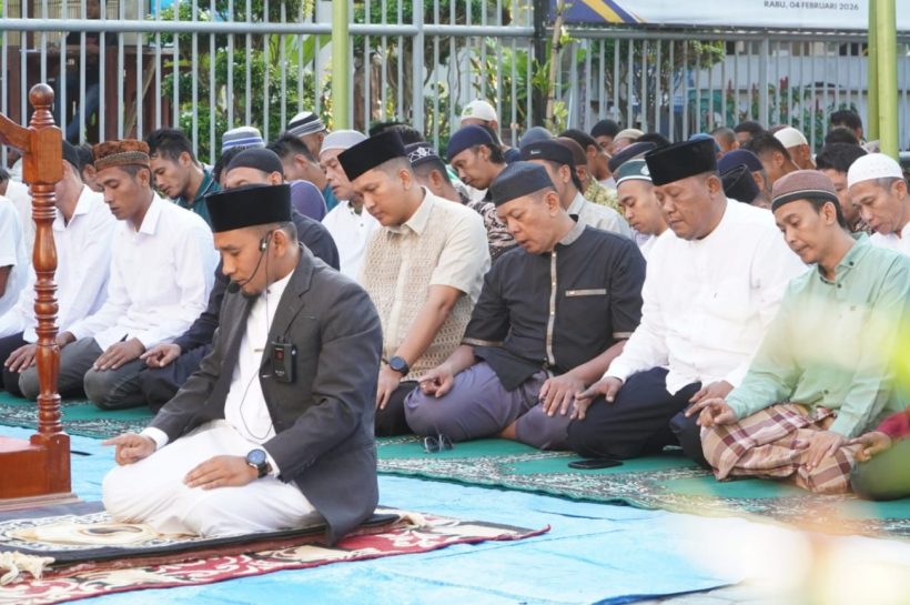 Laksanakan Ibadah Salat Id Bersama Petugas dan Warga Binaan Lapas Tebing Tinggi